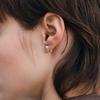 Another Layer Close Mini Earring (silver925)(2color)