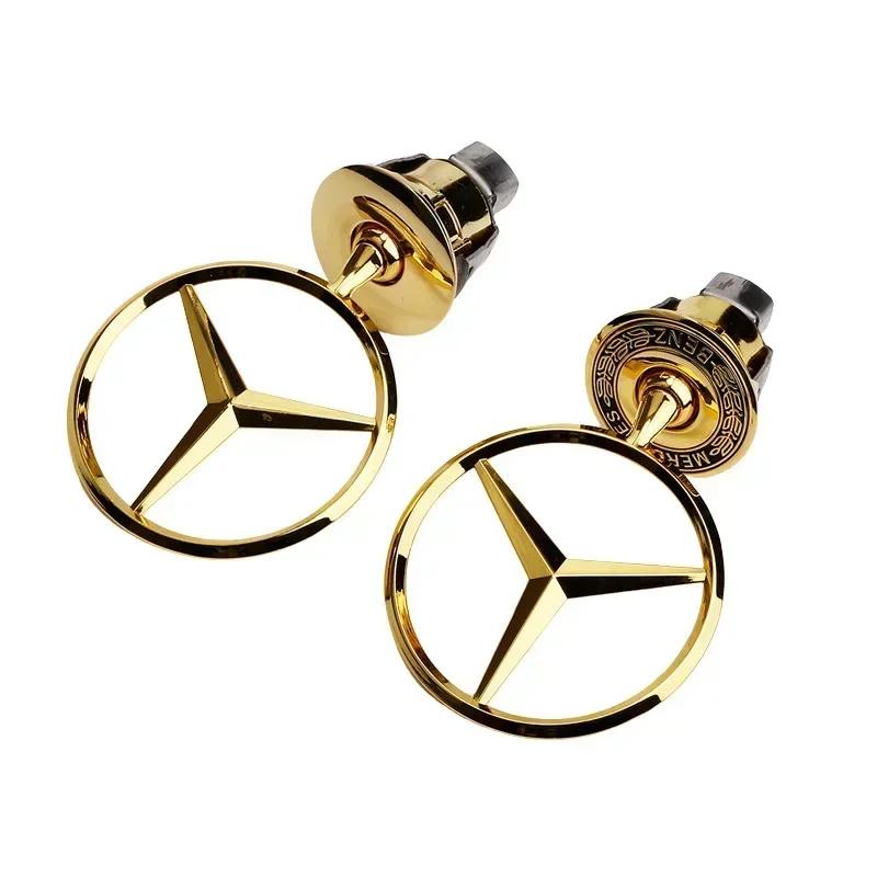 Autokleeps Mercedes Benzi Tähega Kapotile - Embleem Auto Kapotile Esikroomitud Logo Kapoti Tähis Benz C E S Klassi W204 W205 W21 jaoks