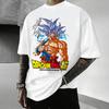 Dragon Ball Z Print Korte Mouw Katoenen T-shirt Son Goku Vegeta Mannen Vrouwen Kleding Harajuku Y2k T-shirt Vintage Casual T-shirt Tops