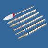 6 Stuks Frees Voor Manicure Diamant Keramische Nagelboren Voor Het Verwijderen Van Gel Nagellak Pedicure Cuticle Schone Nagelvijlen
