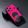 J-Jack Champion Housse Souple Noire Pour iPhone 17,16,15,14,13,12,11,Pro,XS,Max,XR,Plus,E,SE4,Mini
