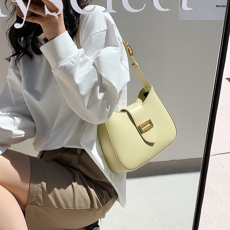 Tasche Damen neu Nischendesign leichte Luxustextur Mode Sommer Baguette-Tasche große Kapazität Schulter Achseltasche