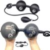 Built-in Steel Ball Anal Plug Inflatable Big Long Auns Masturbator Prostate Butt Massager G-spot Clit Stimulator Adult Sex Toys