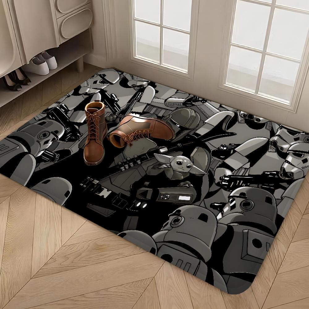 De M-MandalorianS Baby YodaS Kamer Matten Goedkoper Antislip Modern Woonkamer Balkon Bedrukte Huishoudelijke Tapijten