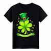 Happy St. Patrick's Day T-Shirt-Shamrock Leprechaun Casual Tee Free Shipping