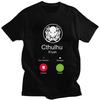 Custom Mens The Call Of Cthulhu T Shirt Short Sleeves Cotton Tshirts Streetwear Tshirt Leisure Rlyeh Octopus Tee Clothing