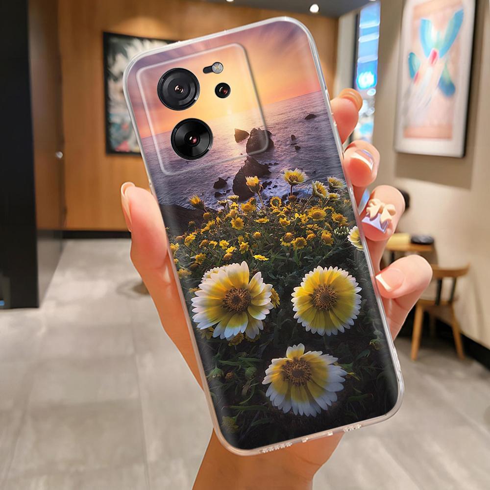 För Xiaomi 13T Fodral Mi13T Baksideskydd Mjukt Silikon Funda För Xiaomi 13T Pro Mjukt Mode Sött Tecknat Fodral För Xiaomi Mi 13T Pro
