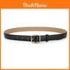 Genuine Leather Womens Summer Belt With Brass Buckle For Casual And Office Wear