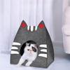 Felt Cat House Privacy Cave Cute Furniture Sturdy for Indoor Cats Foldable Kitty Washable