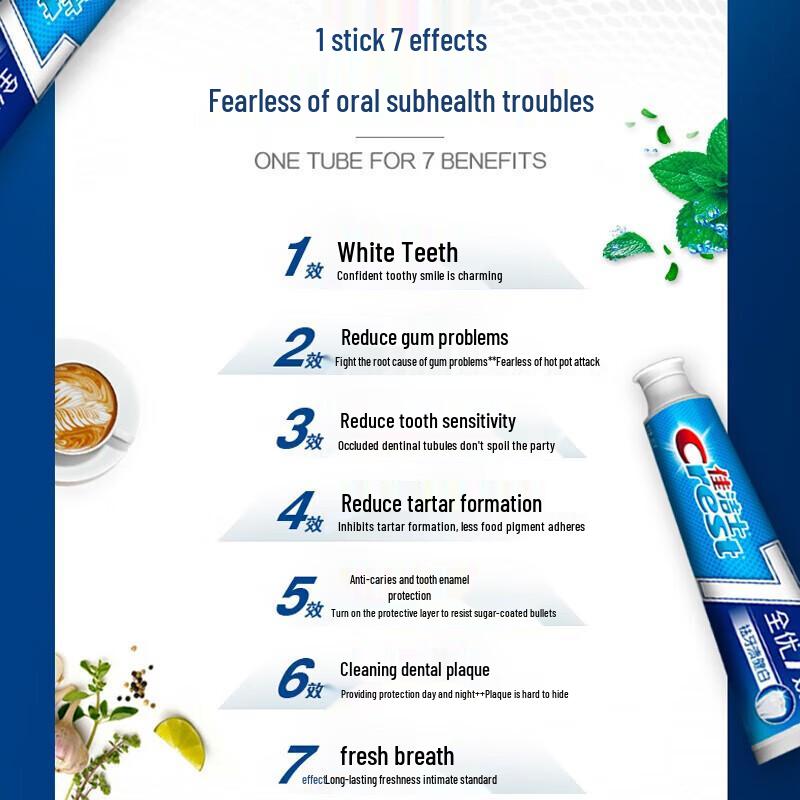 Crest All-in-One 7 Benefits Whitening Toothpaste