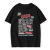 Summer Men's Tops with Fun Text Print Round Neck Fashion Casual Summer Cotton Comfortable T-shirt Men's Short Sleeves
