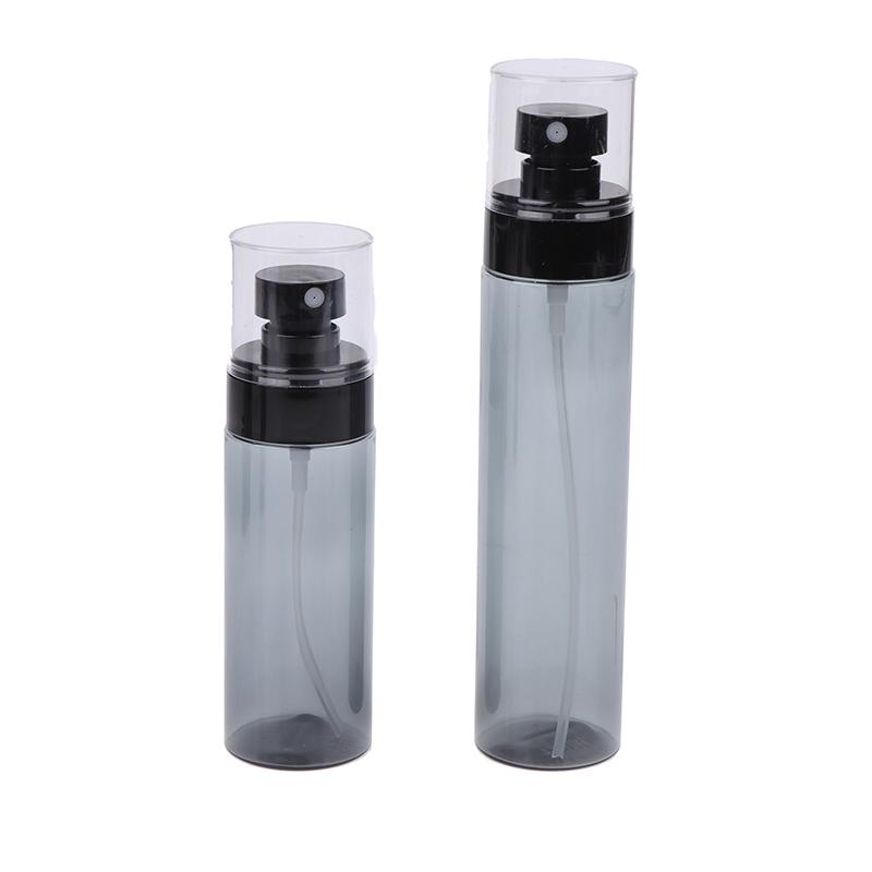 1 flacon pulvérisateur de 30 ml, 60 ml, 80 ml, 100 ml, 120 ml avec couvercle transparent, sous-bouteille à brume fine, petit flacon cosmétique portable de voyage