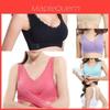 Women Lady Sexy Front Cross Adjustable Side Buckle Lace Vest Wireless Sport Bra For Ultimate Comfort And Style