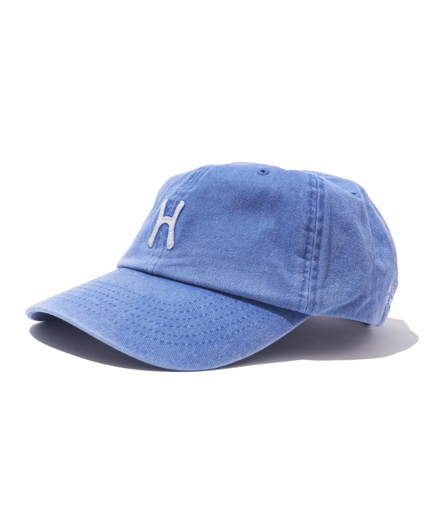 HELLO SUNRISE H Logo Cotton Ball Cap_Blue