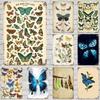 Butterfly Decor Vintage Metal Signs Tin Signs Captain Poster Decor for Bar Pub Club Man Cave Wall Decoration
