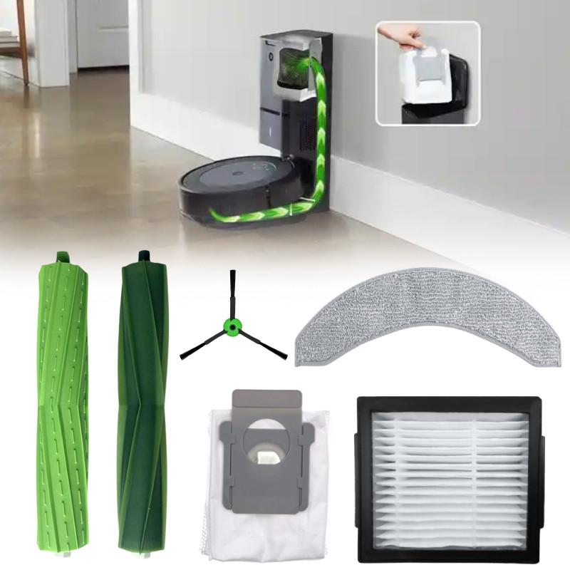 For Irobot Roomba Combo 10 Max Vacuum Cleaner Accessories With Main Brush Edge Brush Filter Cloth Dust Bag For Home Use