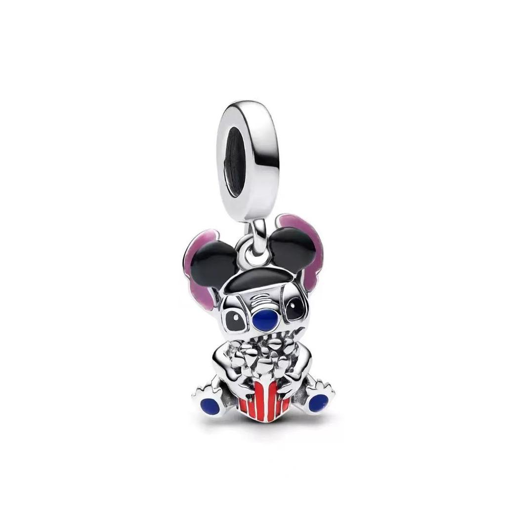 Best-selling 925 Silver Disney Series Pendant Charm Bead, Suitable for Original DlY Bracelet! Ladies' Birthday Fashion