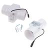 High Performances 75mm Inline Duct Fan 12V 10W Low Noise Vent Fan ABS Fan for Small Spaces Requiring Strong Airflows