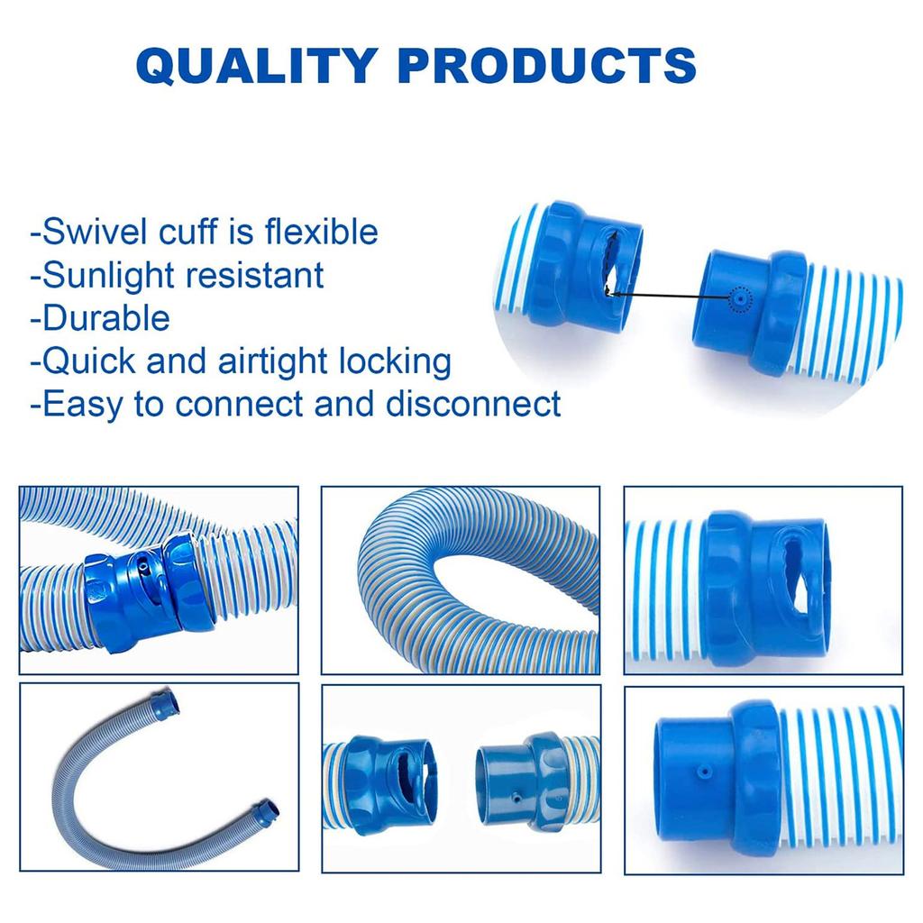 Plastic Cleaner Hose Replacement Pool Cleaner Twist Lock Hose for X7 T3 T5 MX6 MX8 Pool Cleaner Easy To Use