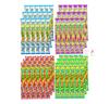 Yaokin Sour Paper Pack 72 Pieces Bulk Set Grape Cola Apple Cider Four Flavors
