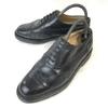 נעליים עסקיות/מגפיים/LANCEL POLO CUP/עור Full Brogue Wingtip/24.5/שחור/BLACK/שריכה סגורה(מְשׁוּמָשׁ)