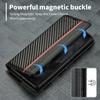 Carbon Fiber Leather Case for Google Pixel 9 Pro XL 8 7 6 Pro 6A 6Pro 7Pro Pixel8 Pro Business Flip Cover Card Slot Phone Wallet