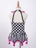 Kids Girls Clown Pompoms Tutu Dress Halloween Circus Party Cosplay Fancy Dress Up Costume