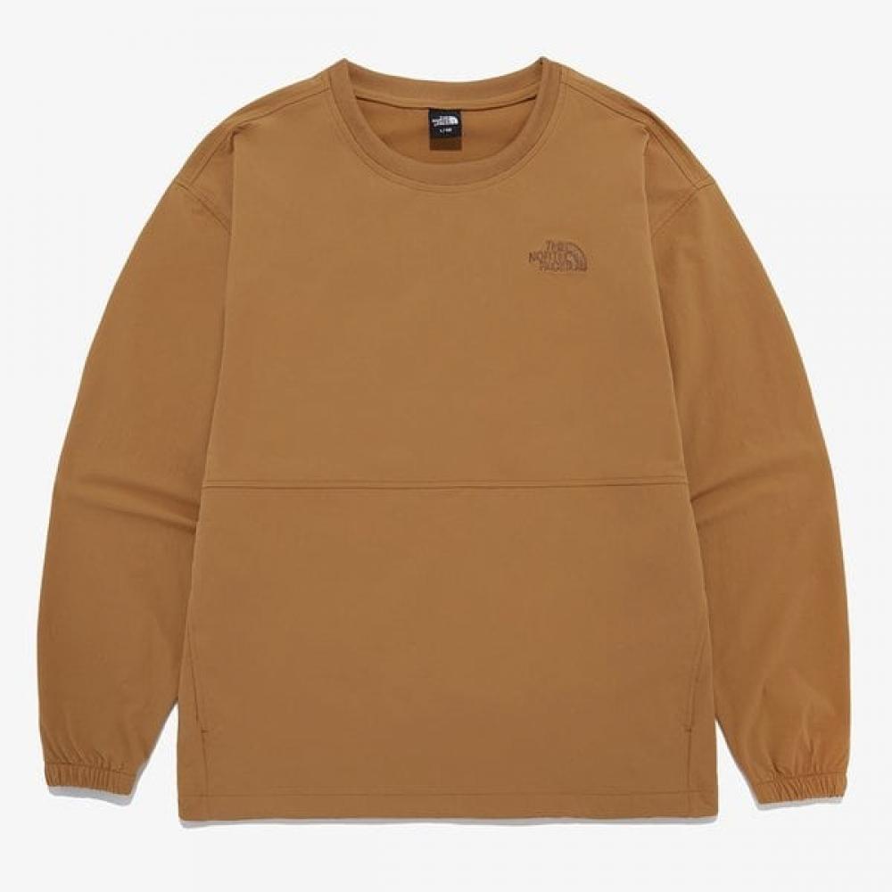 The North Face Men S axiS Crewneck Brown Sugar Nm5mq51c