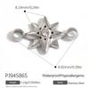 Waterproof Hypoallergenic DIY Jewelry 18K PVD Gold Plated Stainless Steel CZ Star Moon Heart Bow  Charms Pendants Bulk