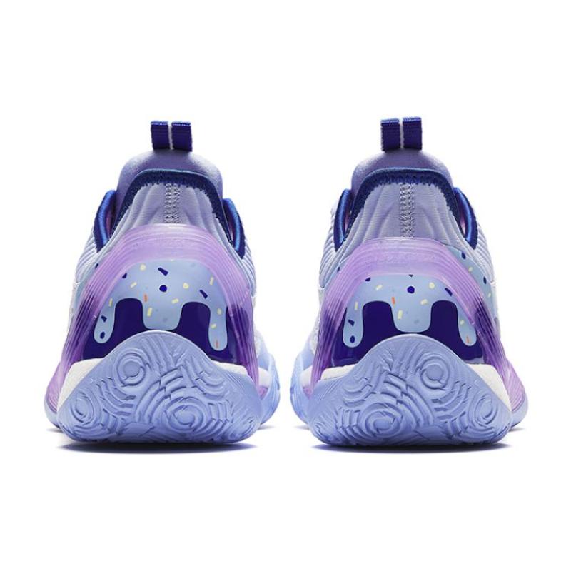 Anta Three Point Rain1.0 Basketball Shoes Men's Low Top Blue Sneakers 912331102-1
