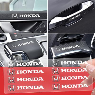 1/5/10Pc Car Interior Random Stickers Car Steering Wheel Emblem Styling for Honda Passport Stepwgn CRV BRV HRV Insight Fit Jazz Civic Accord Pilot
