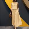ZANZEA Women Sleeveless Tank Tops and Wide Leg Pants Summer Two Piece Suit Sets