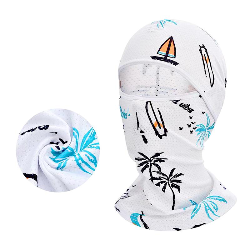 1PC Balaclava Hiking & Camping Sun Anti-UV Cool Riding Masks for Motorcycle Ice Silk Breathable Cycling Face Cover Skin-friendly
