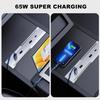 USB HUB Fast Charging Expansion Dock 65W Type-C for Tesla Model Y Launch Juniper 2025 Model 3 Highland 2024-2026 Central Control