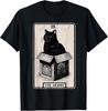 Eremiten Tarotkort Mystisk Katt I Låda Rolig Katt T-shirt Unisex T-shirt