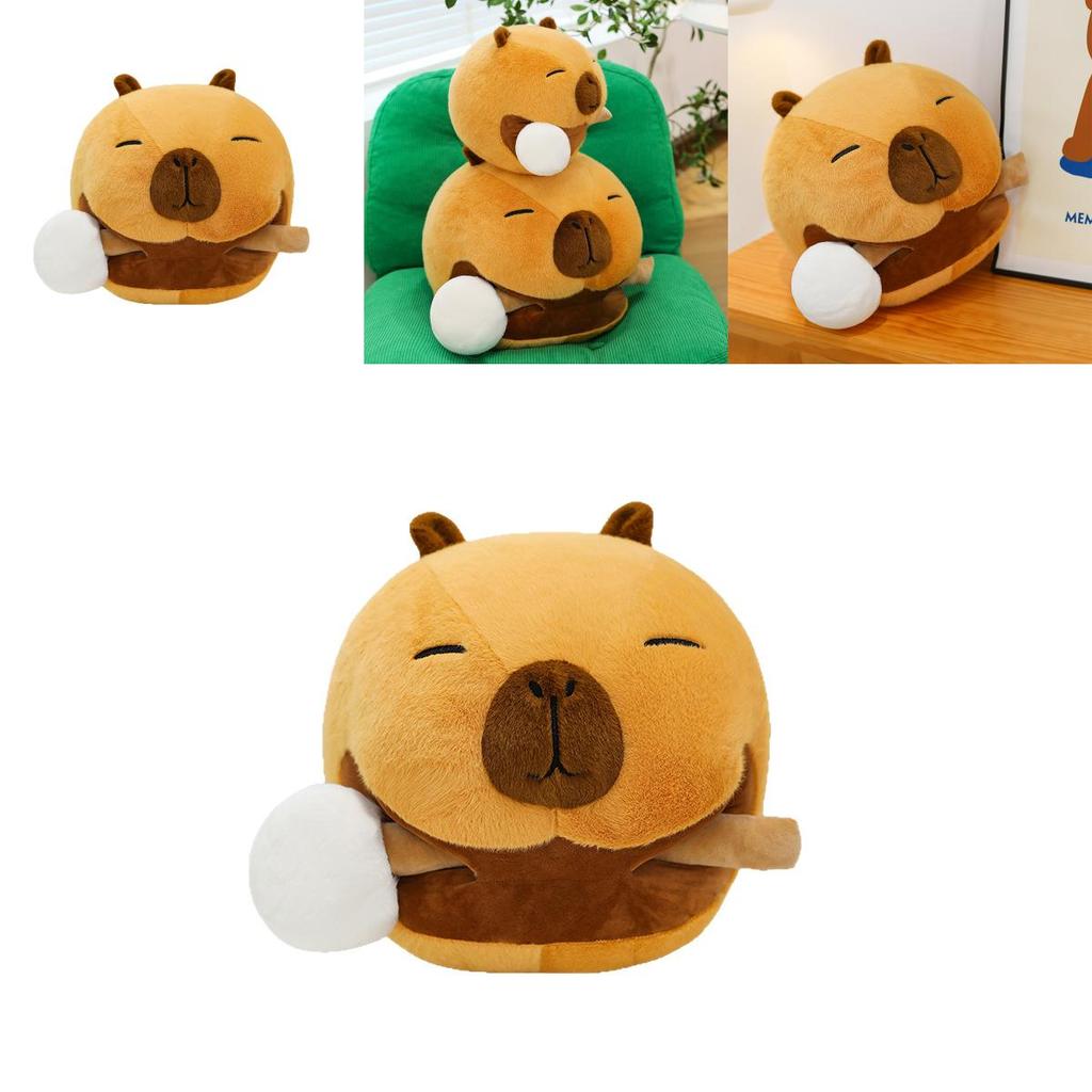 Plush Capybara Toy With Pp Cotton Filling For Kids And Home Decor