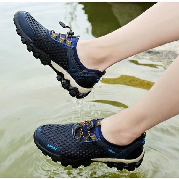 Men's Shoes Mesh Outdoor Hiking Shoes Casual Shoes Wild Wading Shoes Men's Stream Shoes