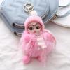 Elf Doll Keychain with Big Eyes - Cute Plush Pendant for Bags, Ornaments, and Gifts for Women.