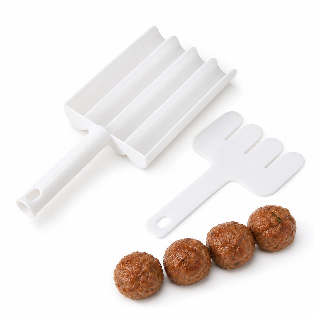 Spoon-Shaped Meatball Maker Squeeze Molding Fish Ball Maker New Food Shaping Mold Meatball Making