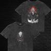 Okarun & Turbo Granny Anime T-Shirt Acid Wash Cotton Graphic Tee