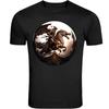Dragon Warrior Badge Black and White Unisex T-Shirt Tee S -5XL