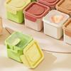 3Pcs Ice Cube Box with Sealed Lid Mini Square Ice Tray for Odor-Free Storage Multi-Purpose Food Grade PP Ice Maker Kitchen Accessory