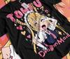 2026 Summer Bestseller Oversized Casual Streetwear T-Shirt With Cute Anime Miss Kobayashi's Dragon Maid Tohru Sweetheart Print, Suitable For Teens
