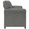 3 Seater Sofa Dark Grey 198 x 83 x 95 cm Velvet