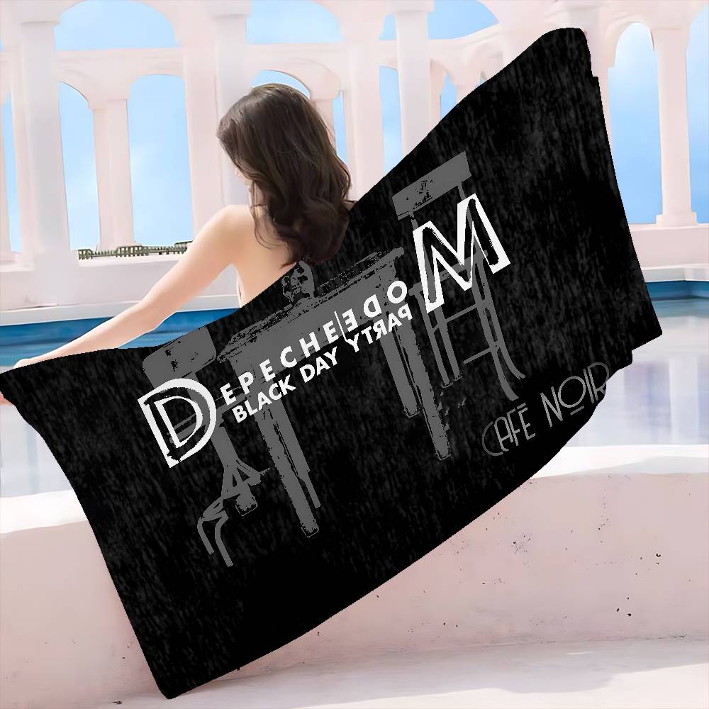 Electronic Rock D-Depeche Mode Beach Towel Colorful Bath Towels for Girl Microfiber Quick Dry Sand Free Beach Yoga Pool