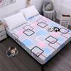 Printing Fitted Sheet For Bed Waterproof Bedcover Mattress Protector with Elastic Band Bed Sheet Bedspread Bed Linens No Pillowcases