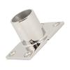 Multiple sizes Boat Handrail Fitting 90° Angle Silver Rectangular Base 316 Stainless Steel Heavy Duty Marine Yacht Handrail