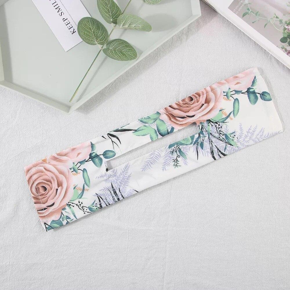 Multicolor Deft Bun Print Headband Hairpin for Women Girl Cloth Hair Circle Bun Maker Ponytail Holder Hair Braided Accessories