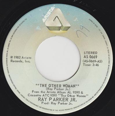 Płyta 7-calowa RAY PARKER JR. - Ta druga kobieta AS0669 Arista 1982 Kanada Dance & Electronica Używane
