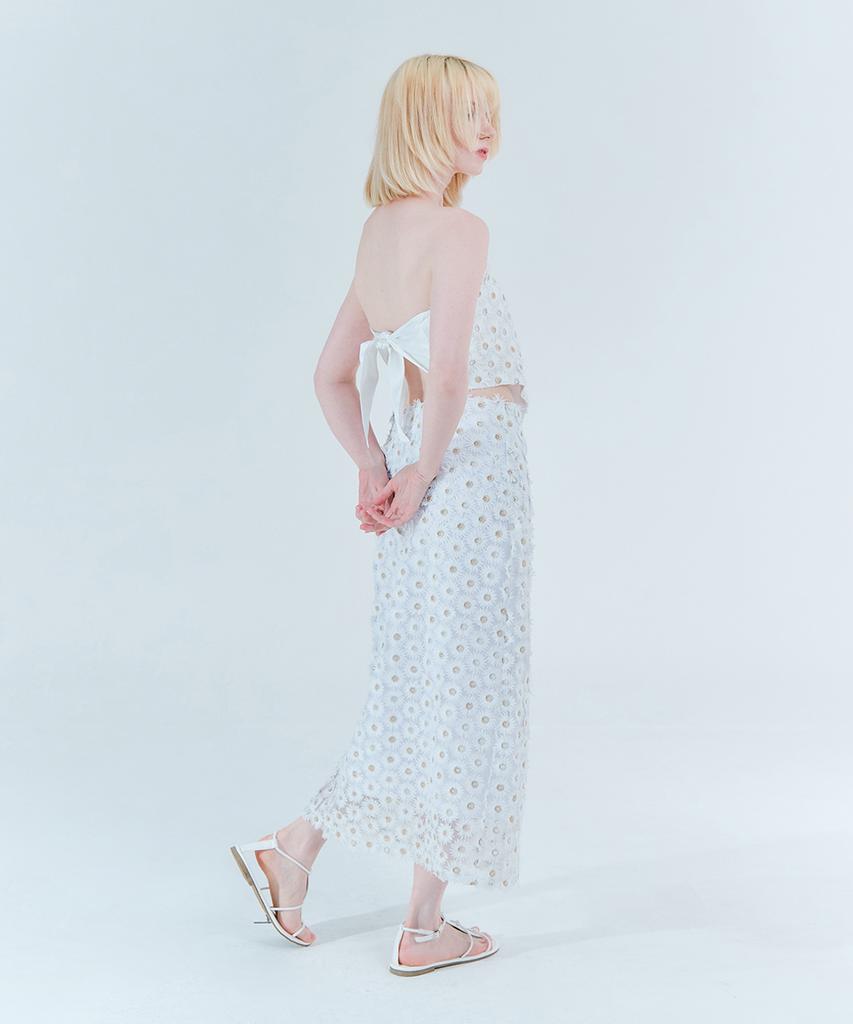 We Love Floral Skirt (Summer)_White